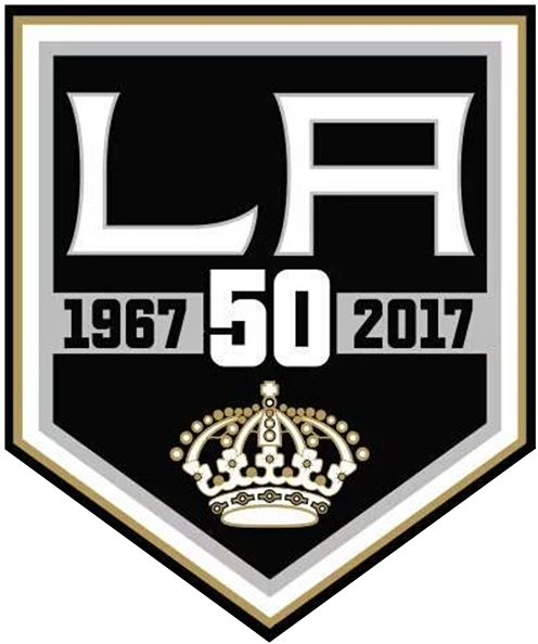 Los Angeles Kings 2017 Anniversary Logo iron on transfers for clothing